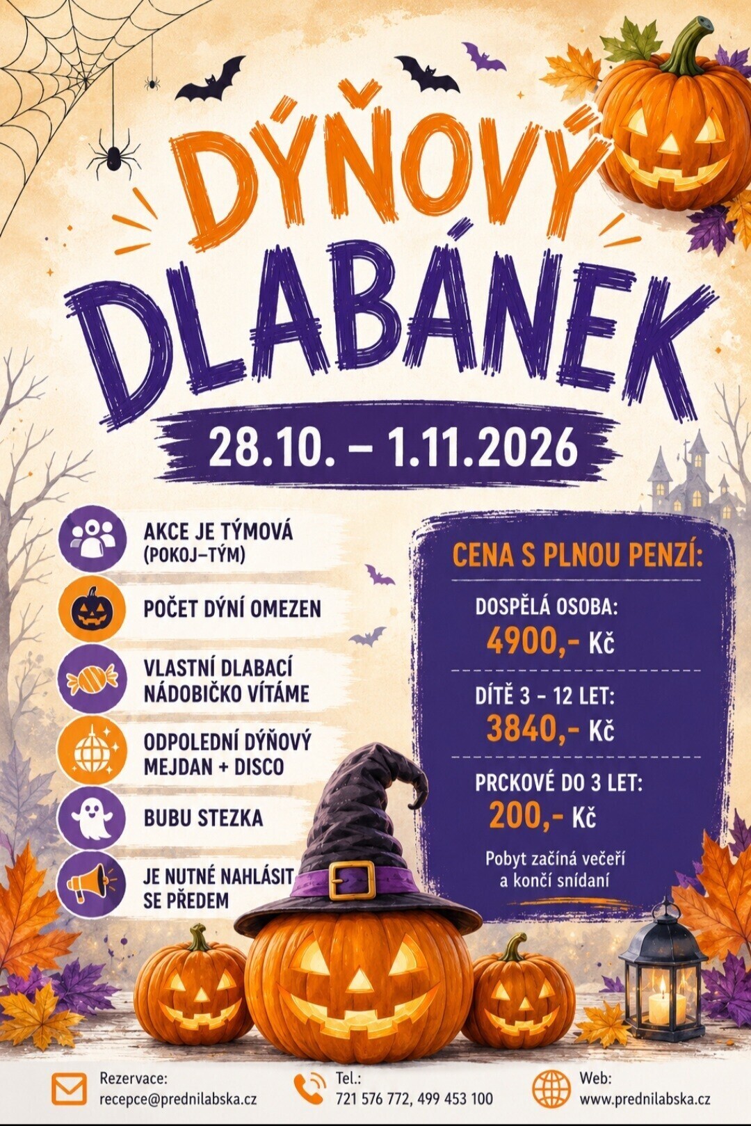 Dýňový dlabánek 2026