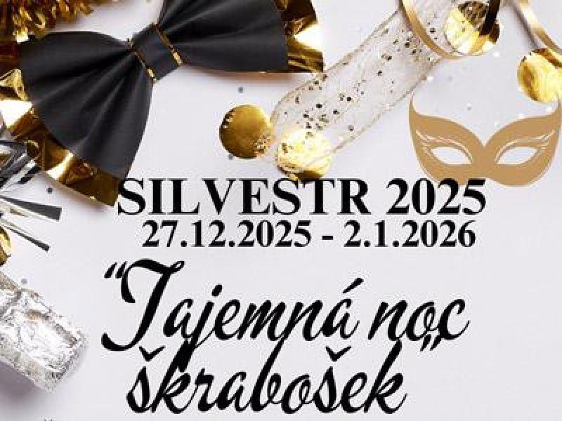 Silvestr 2025 „Tajemná noc škrabošek“
